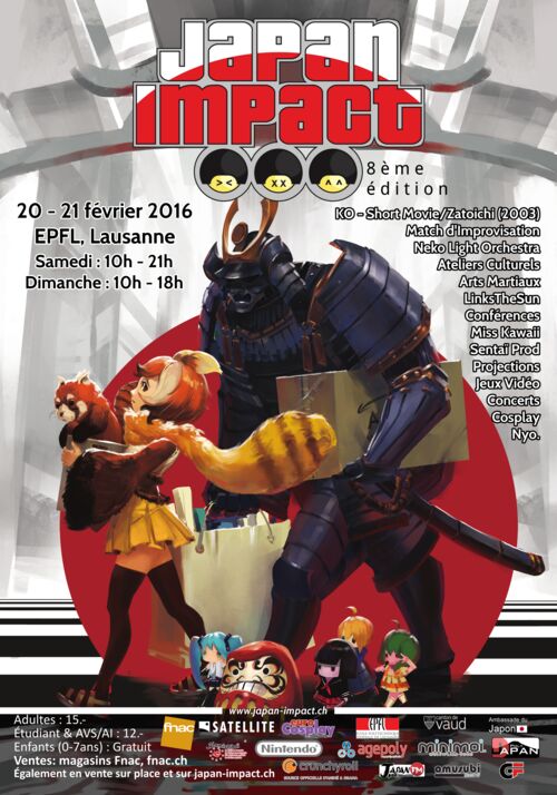 Affiche Japan Impact 2016